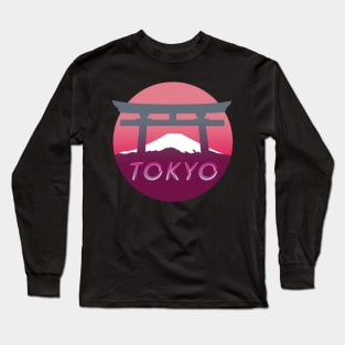 Tokyo Line Rose Long Sleeve T-Shirt